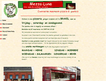 Tablet Screenshot of mezza-luna.be